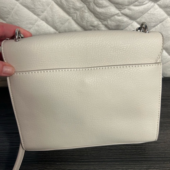 INC Cream Shoulder Bag Chain Purse - Picture 3 of 8